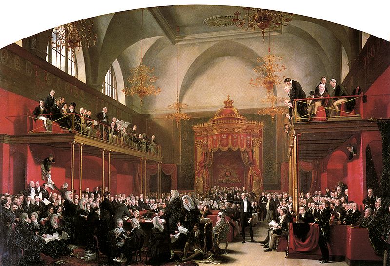 Trial of Queen Caroline by George Hayter